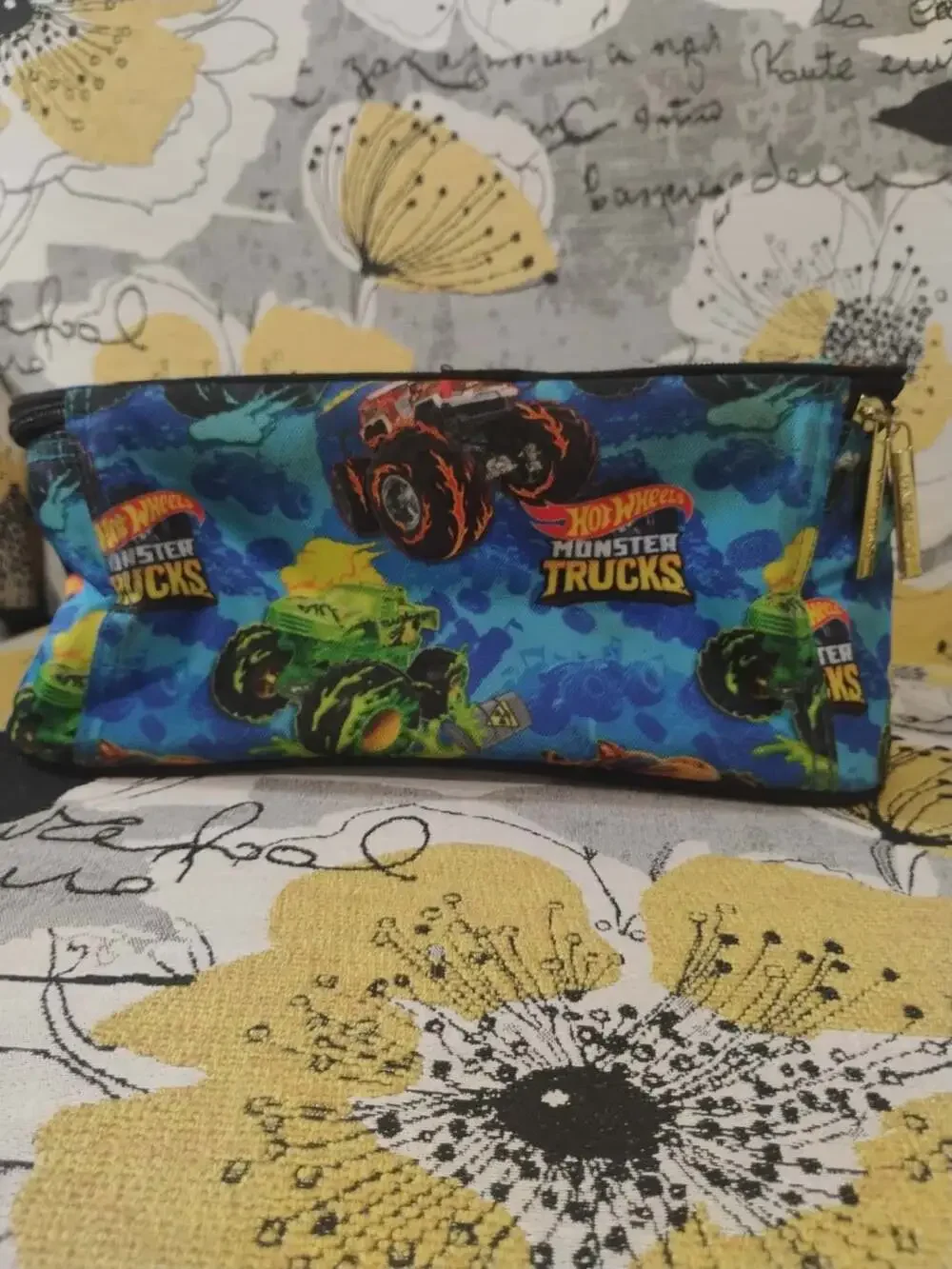 Posh Peanut Hot Wheels Monster Trucks Lunch Bag